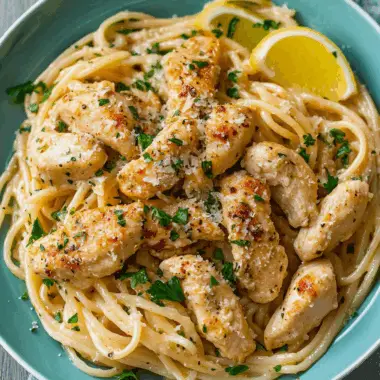 Chicken Scampi Pasta