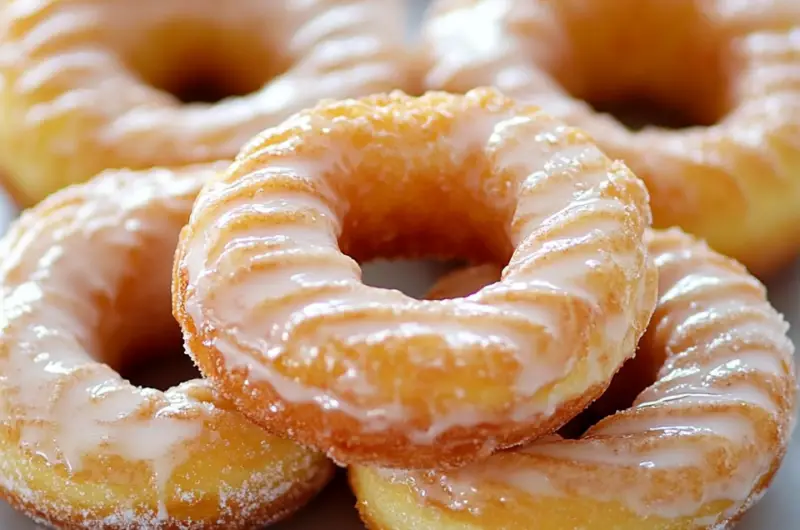 Baked French Cruller Donuts