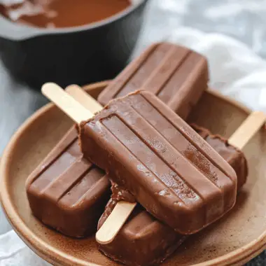 Creamy Homemade Fudgesicles