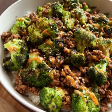 Easy Teriyaki Ground Beef and Broccoli