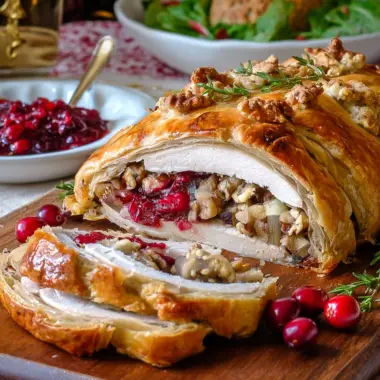 Cranberry Hazelnut Turkey Wellington