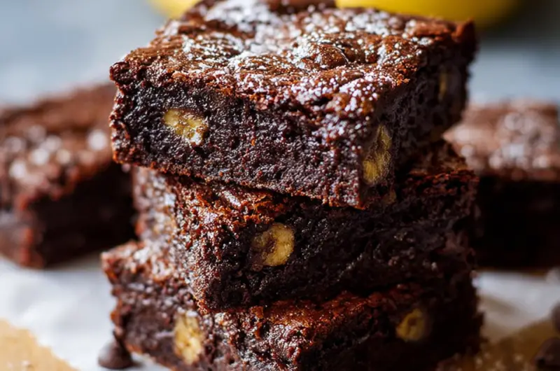 Flourless Banana Brownies