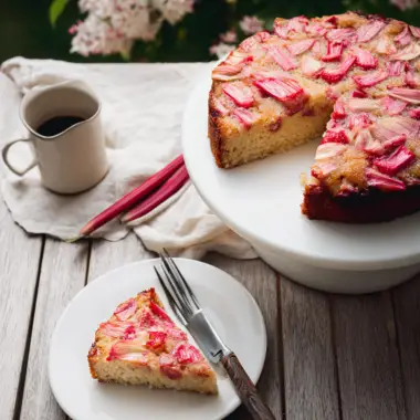 Scandinavian Rhubarb Cake