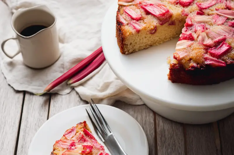 Scandinavian Rhubarb Cake