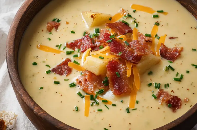 Wisconsin Bacon and Potato Cheese Soup