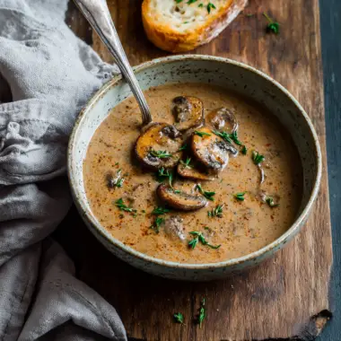 Hungarian Mushroom Soup 3 Hungarian Mushroom Soup