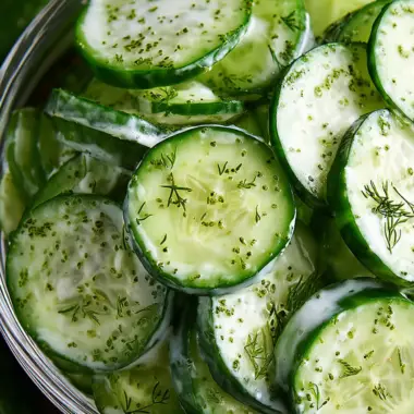 Ranch Cucumbers 2 Ranch Cucumbers