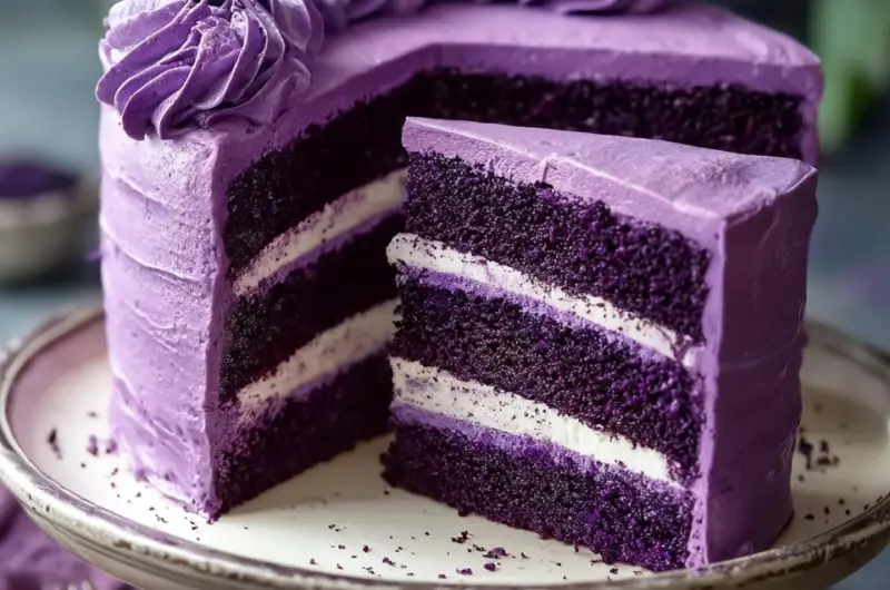 Royal Purple Velvet Cake
