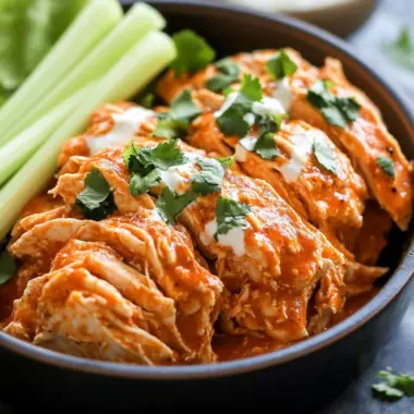 Slow Cooker Buffalo Chicken
