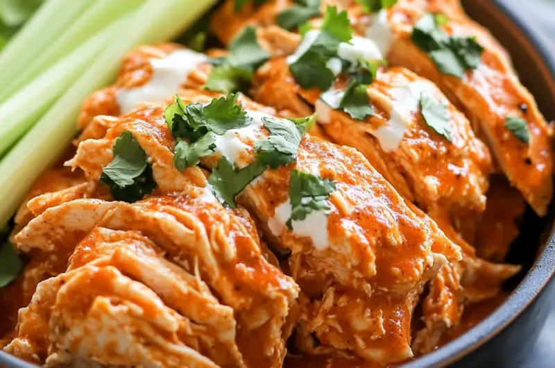 Slow Cooker Buffalo Chicken