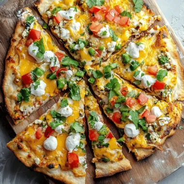 Mexican Flatbread Pizza