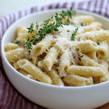French Onion Pasta