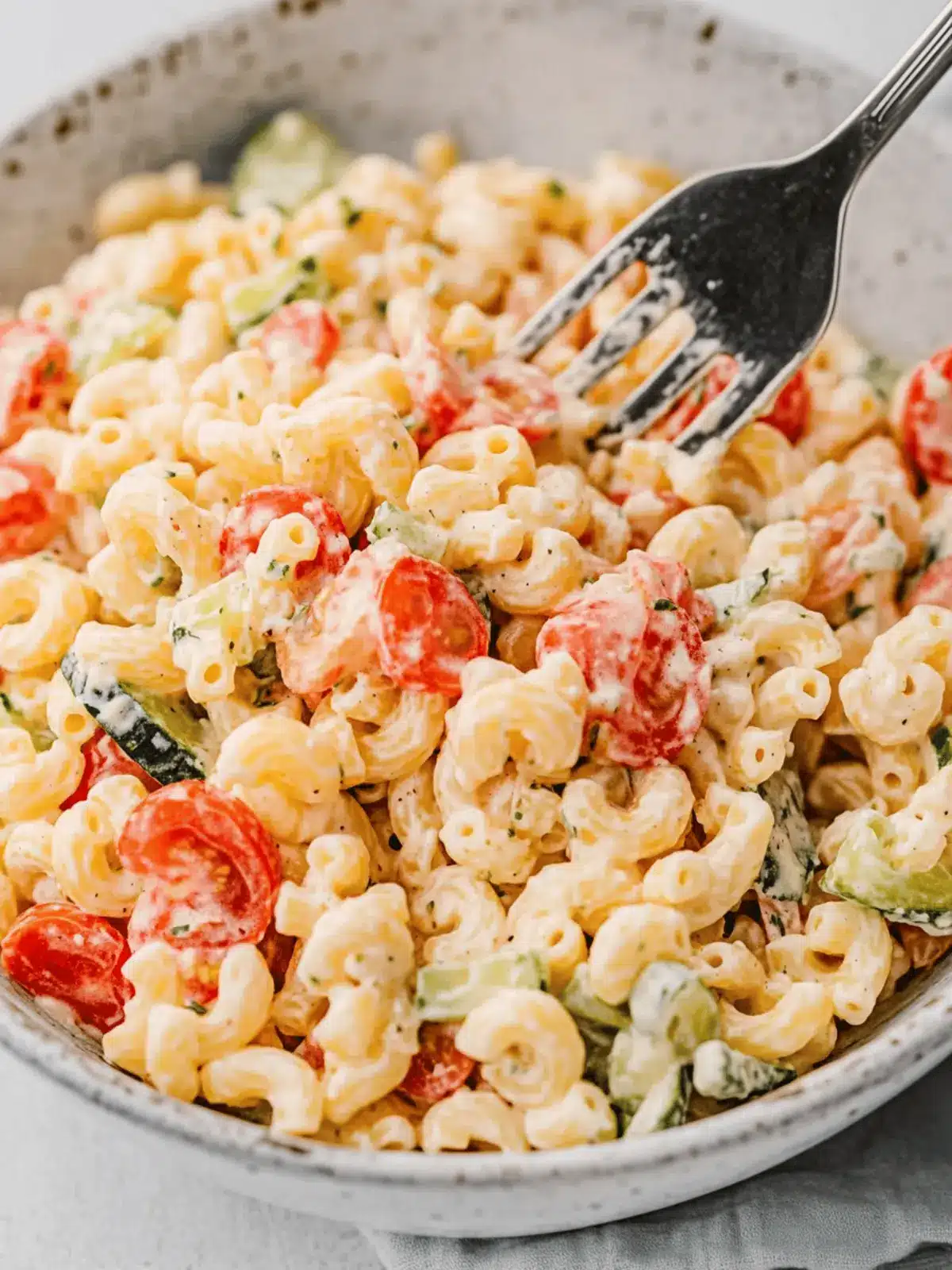 Macaroni Salad With Tomatoes