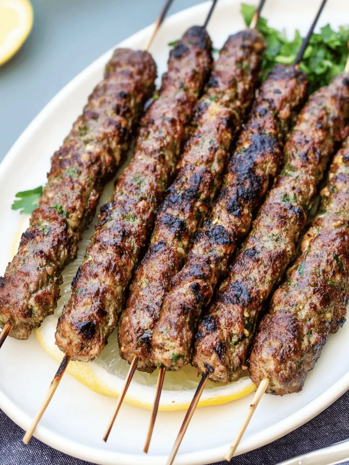 Kafta Kebabs