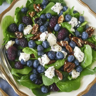 Blueberry Goat Cheese Salad