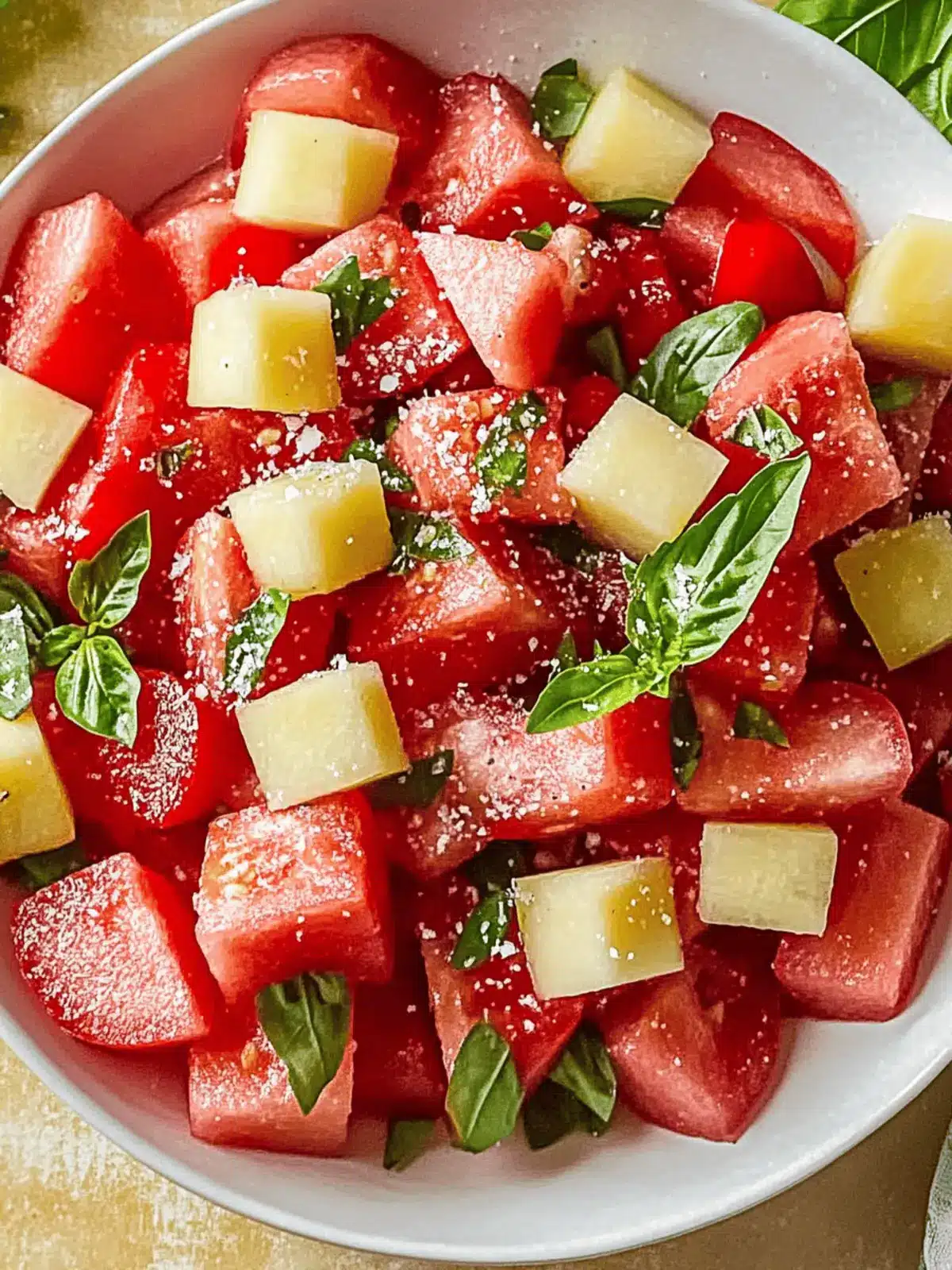 Tomato Watermelon Salad: Refreshing Summer Bliss in Minutes 4 Tomato Watermelon Salad