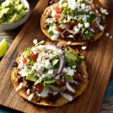 Traditional Mexican Tostadas
