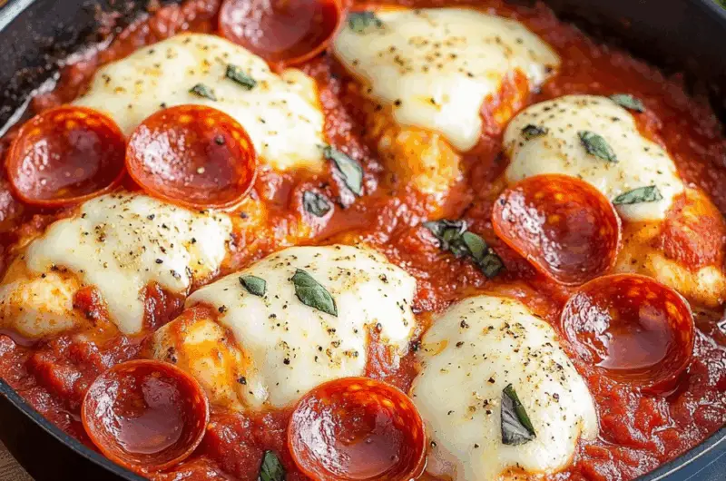 Skillet Pizza Chicken