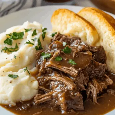 Slow Cooker Beef Manhattan