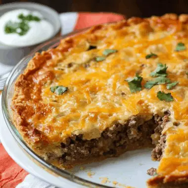 Mexican Impossible Pie