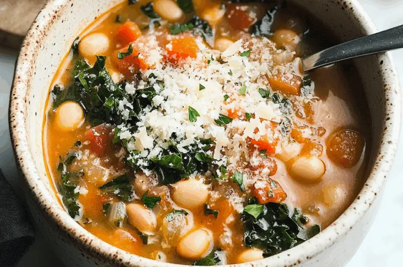 Tuscan Ribollita Bean Soup