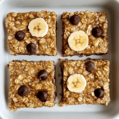Banana Oatmeal Bars