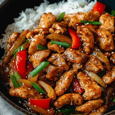 Easy Black Pepper Chicken