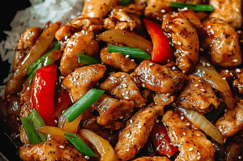Easy Black Pepper Chicken