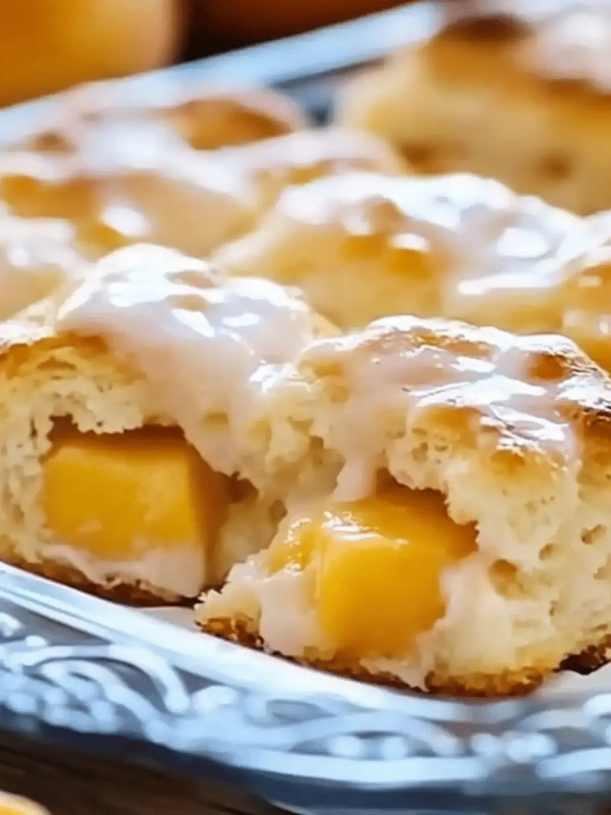 Peach Butter Swim Biscuits