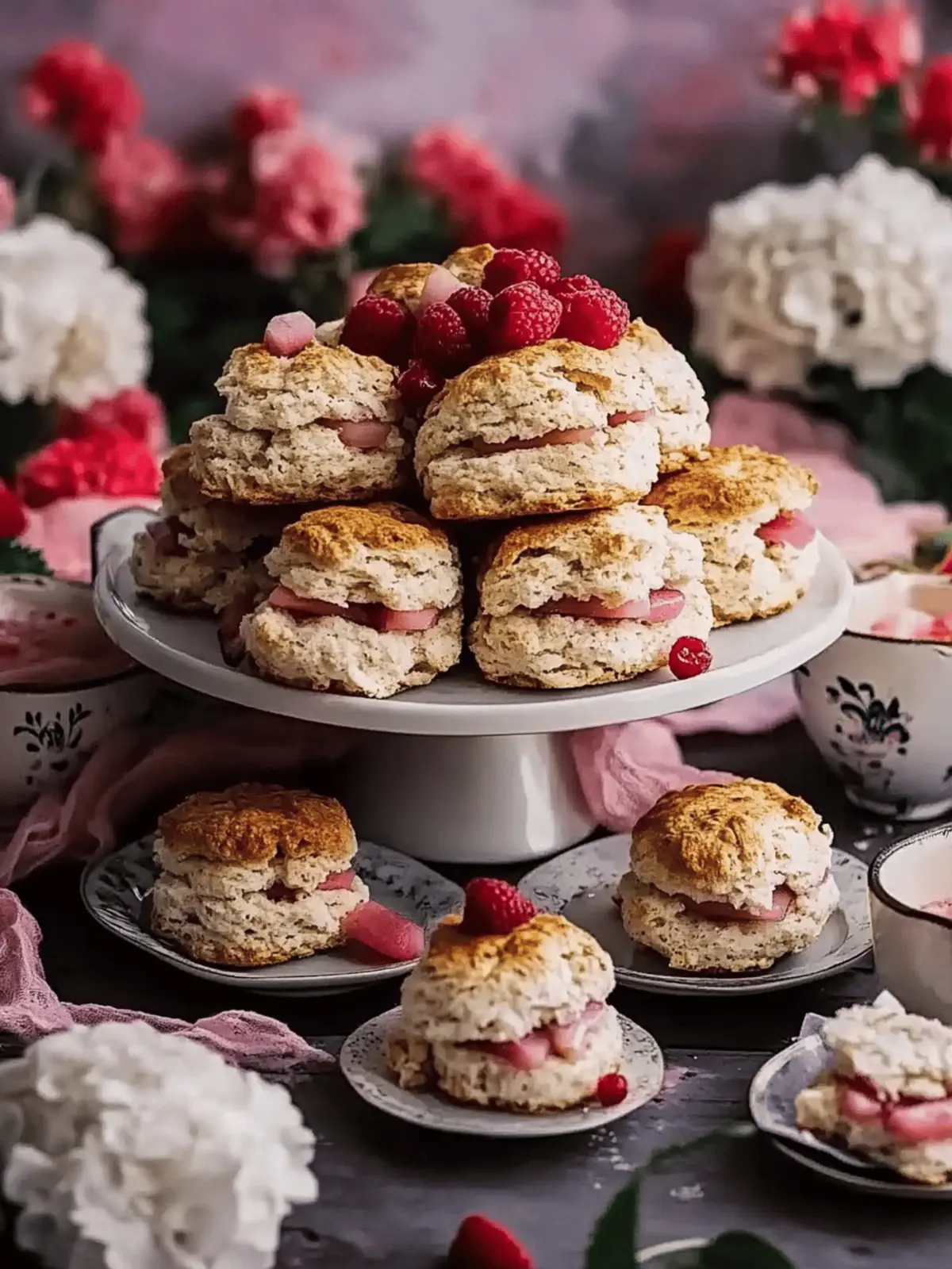 Sourdough Scones with Rhubarb: Spring's Sweet Surprise