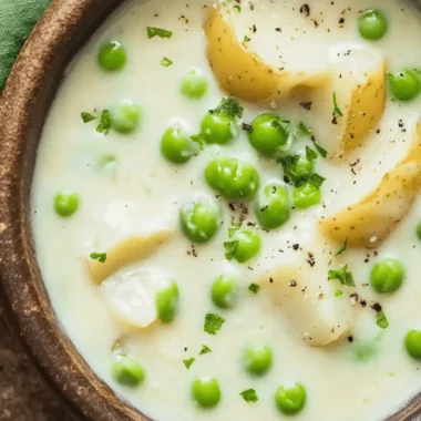 Creamed Peas And Potatoes