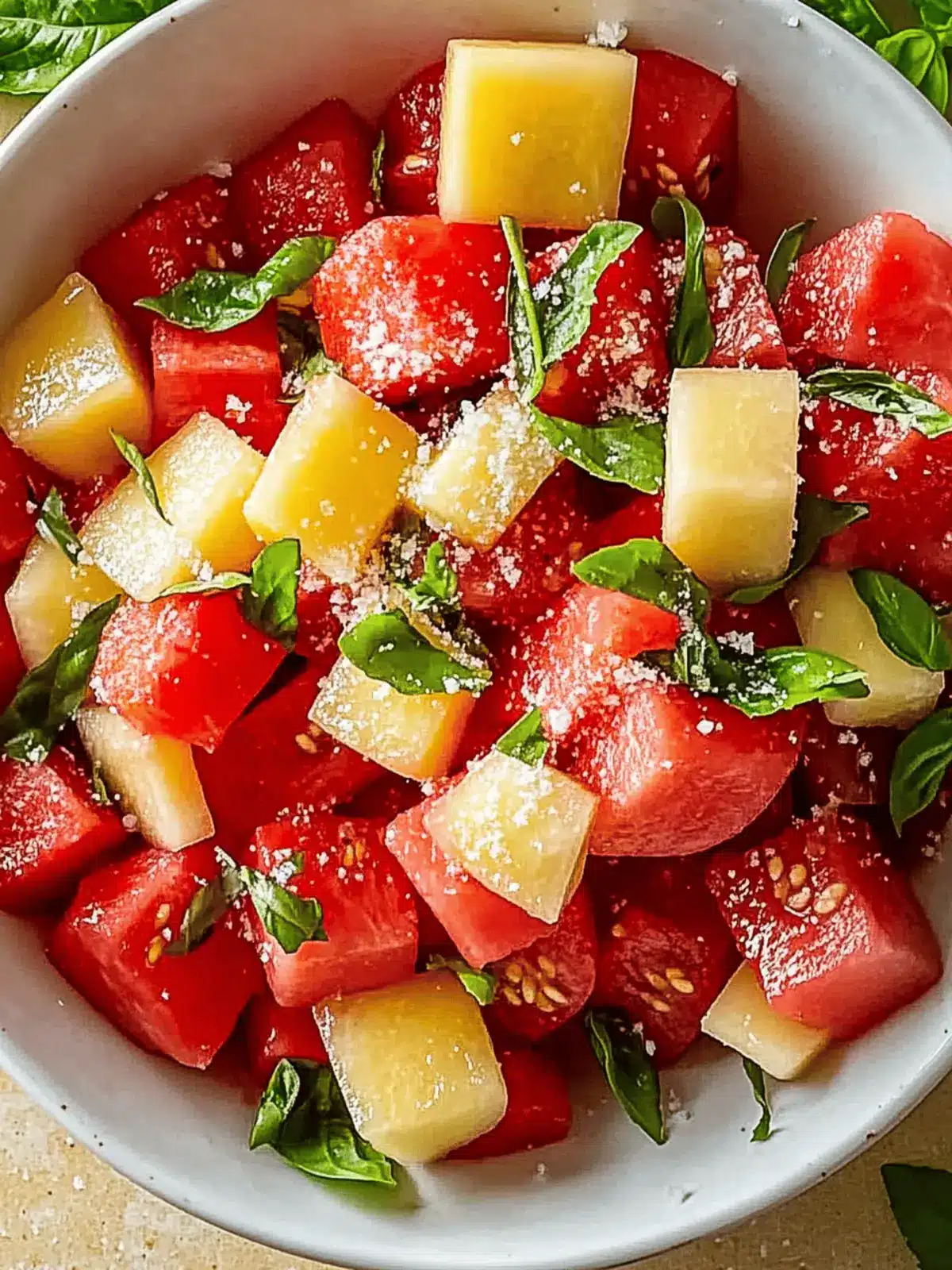 Tomato Watermelon Salad: Refreshing Summer Bliss in Minutes 2 Tomato Watermelon Salad