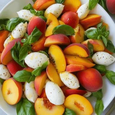 Peach Caprese Salad