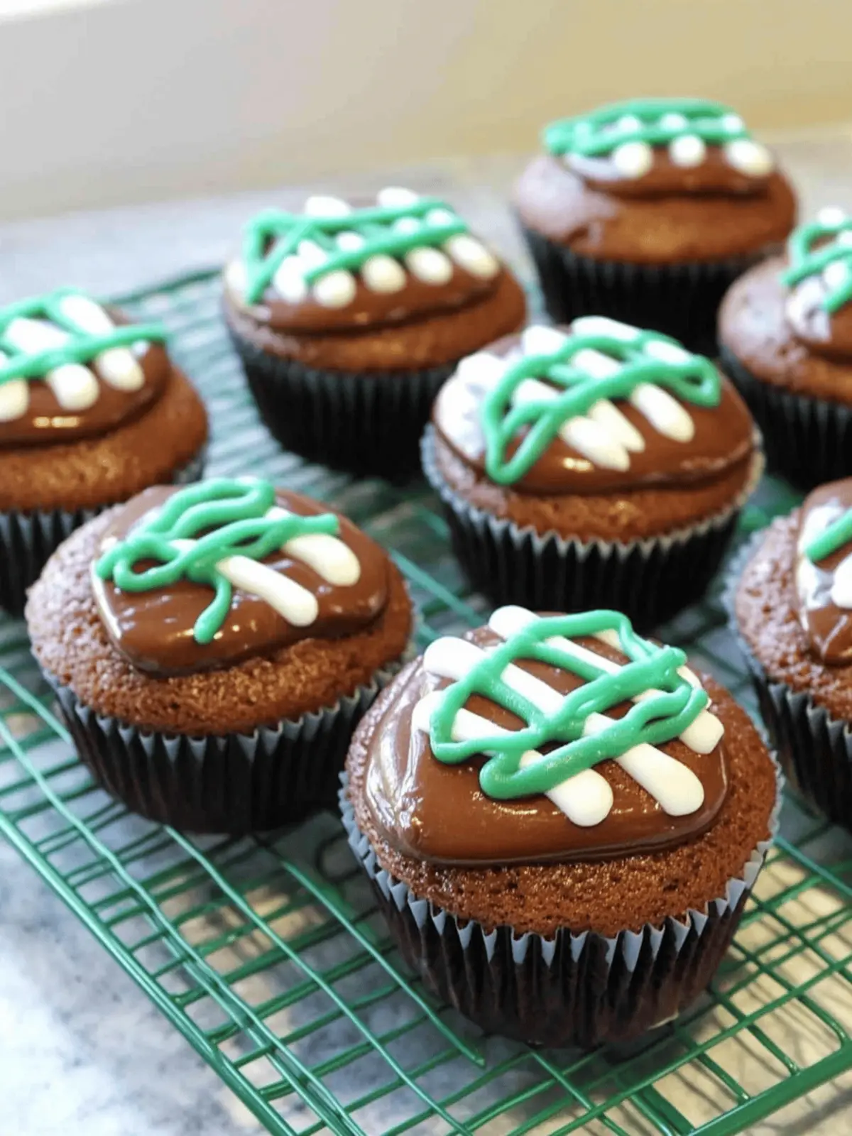 Score Big with Easy Football Cupcakes for Game Day Fun