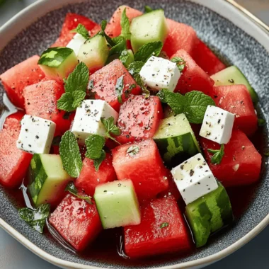 Easy Watermelon Salad