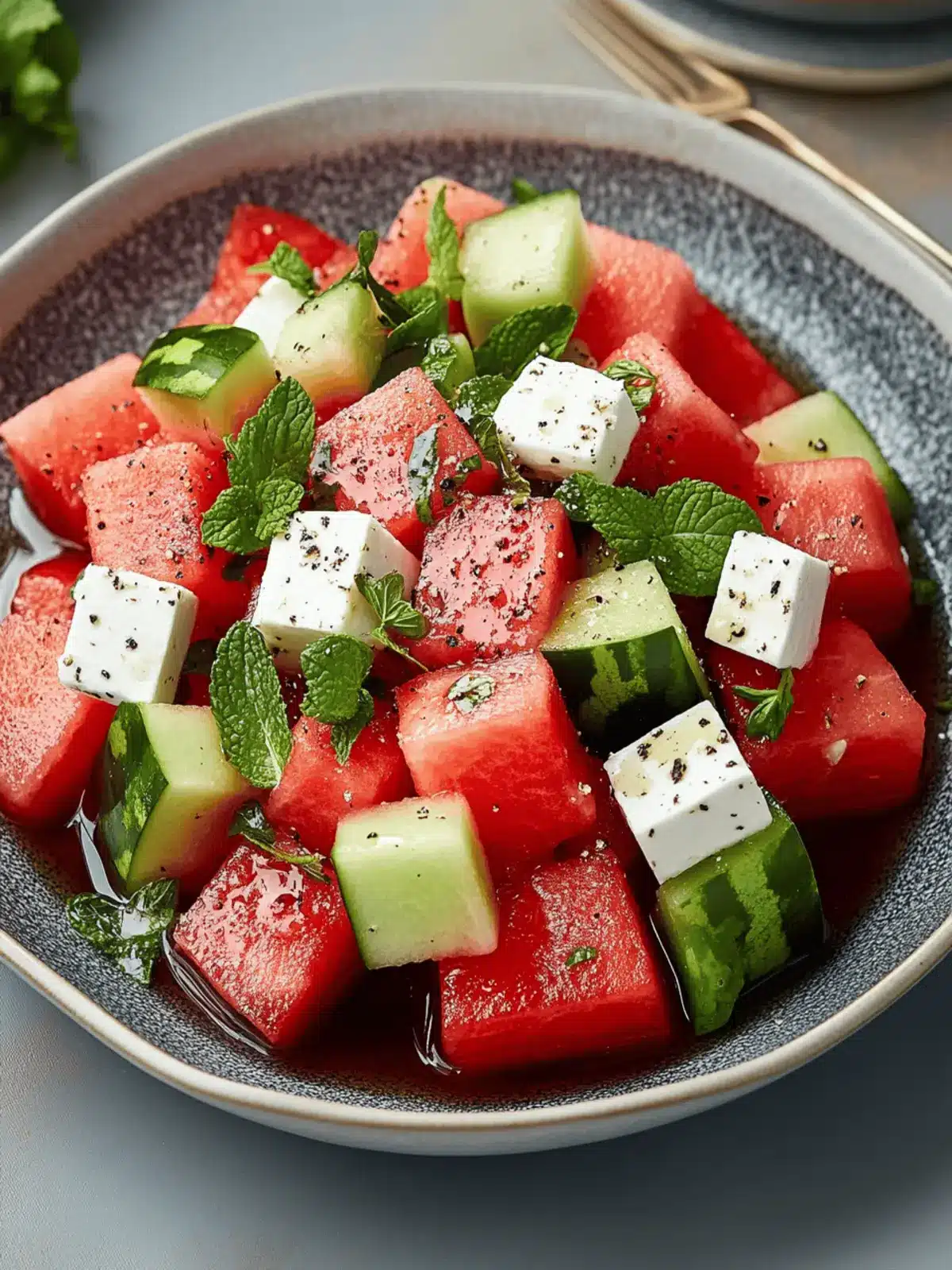 Easy Watermelon Salad