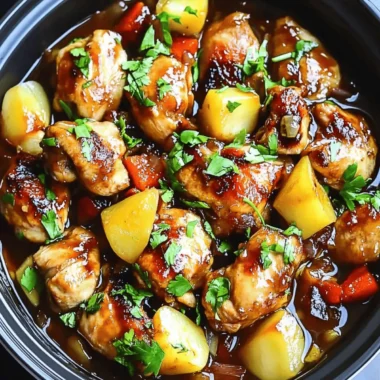 Hawaiian Crockpot Chicken