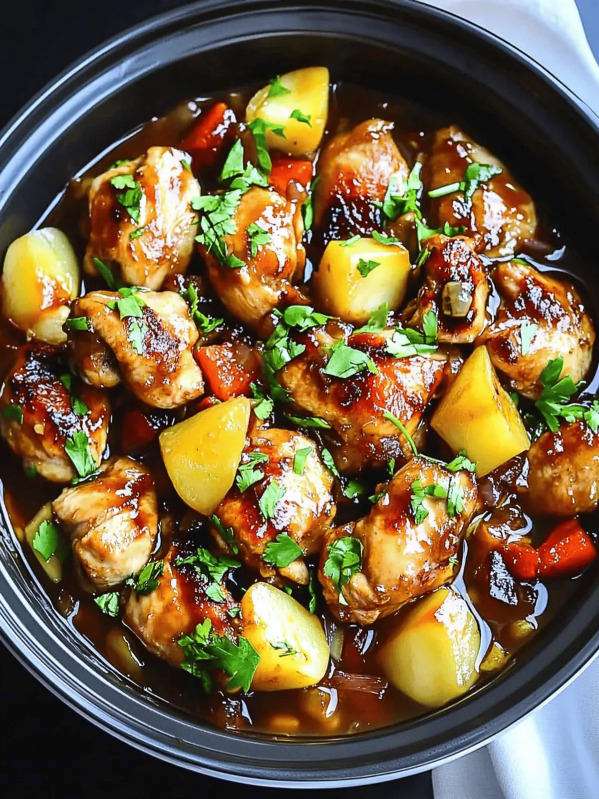 Hawaiian Crockpot Chicken