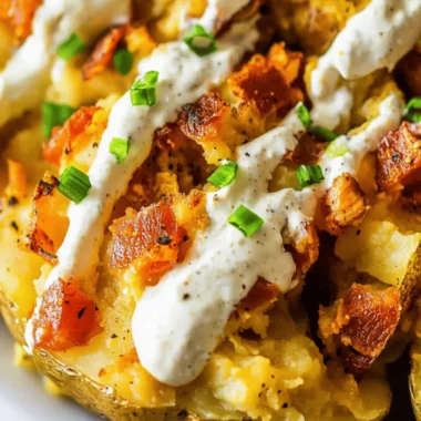 Loaded Potatoes With Chicken