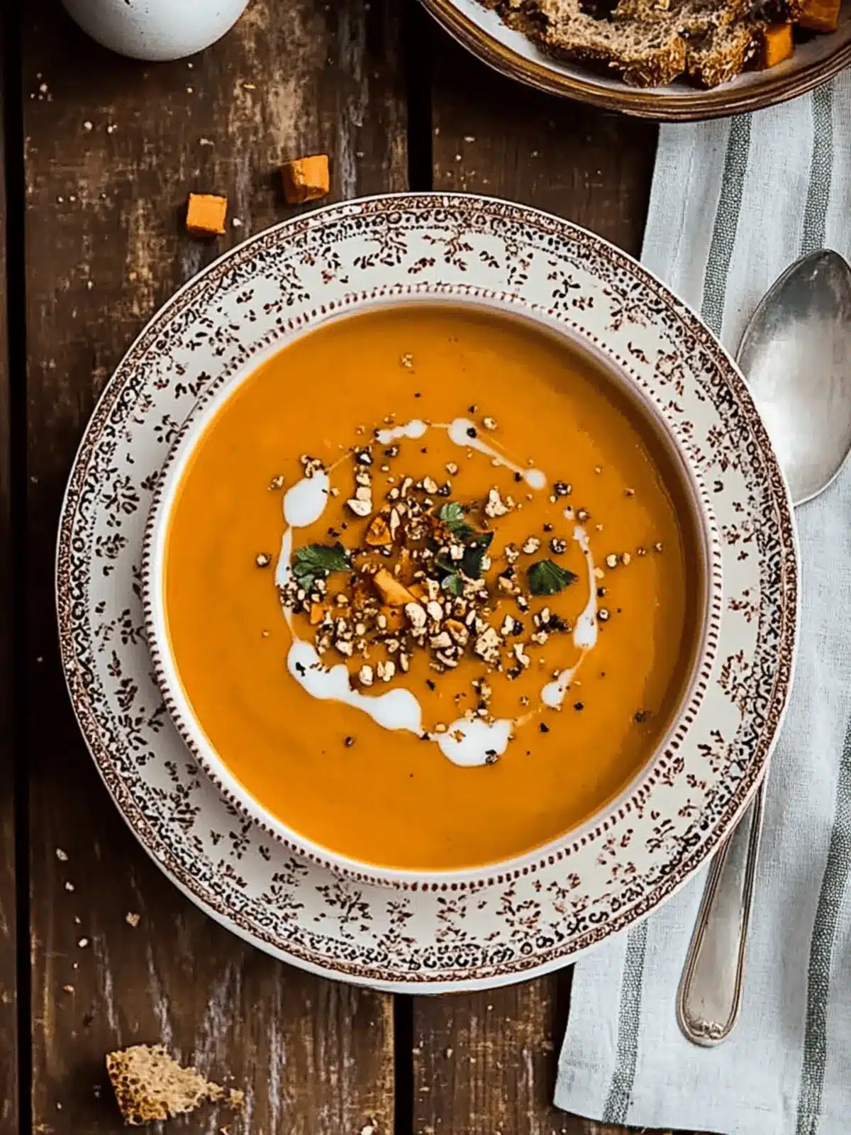 Creamy African Sweet Potato Soup with a Spicy Twist 4 African Sweet Potato Soup