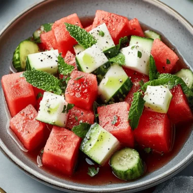 Delicious Watermelon Salad for a Refreshing Summer Treat 10 Watermelon Salad