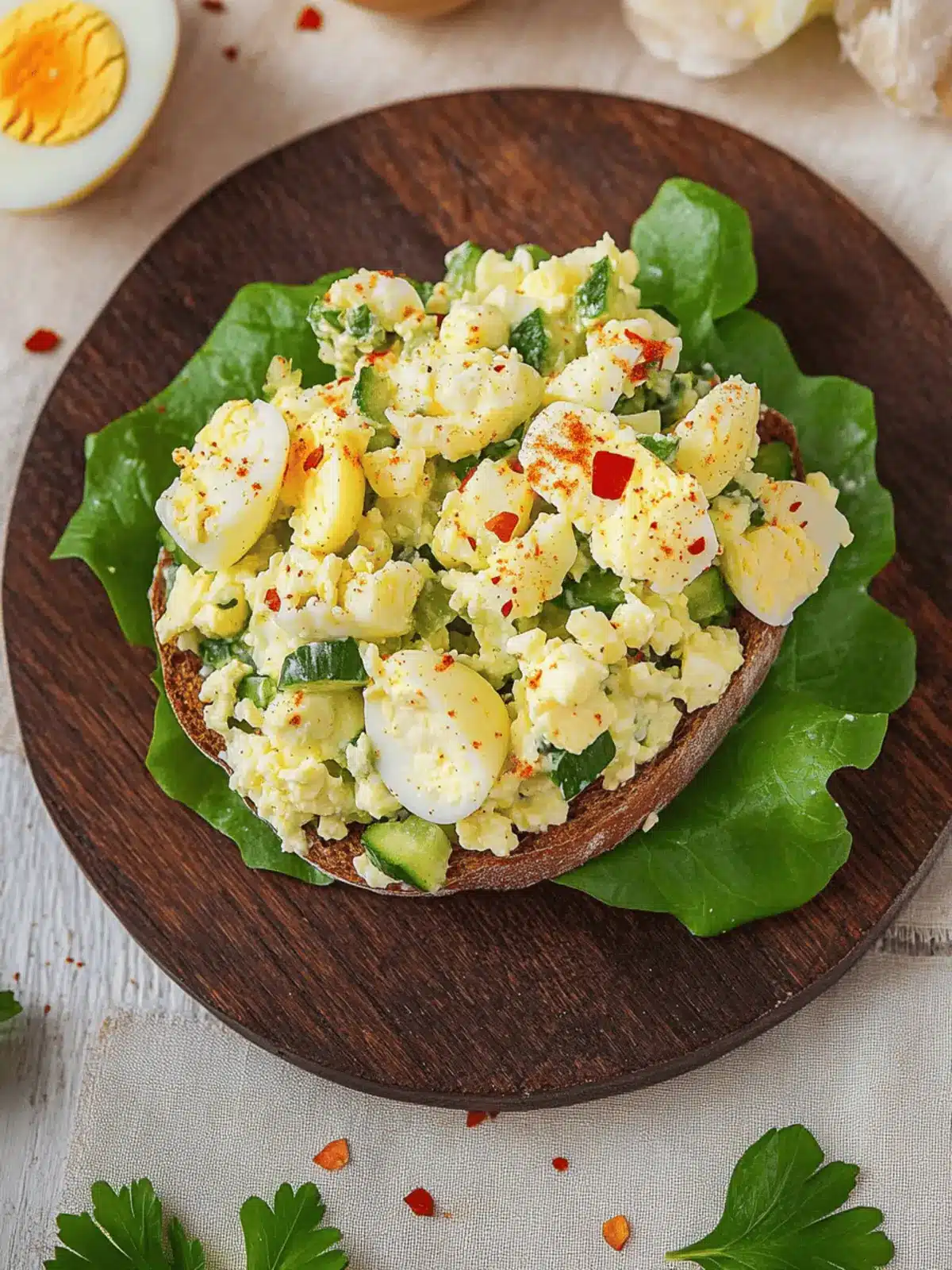Creamy Cottage Cheese Egg Salad for Quick High-Protein Lunch 5 Cottage Cheese Egg Salad