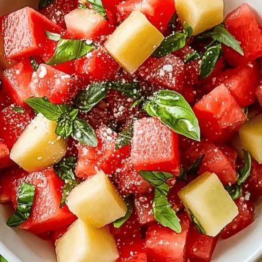 Tomato Watermelon Salad