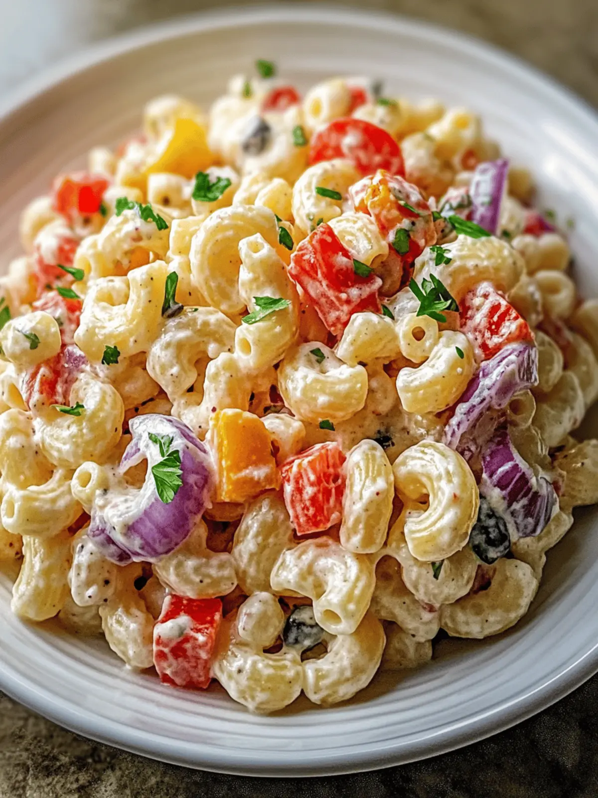 Tangy Italian Macaroni Salad That Steals the Show Every Time 5 Tangy Italian Macaroni Salad