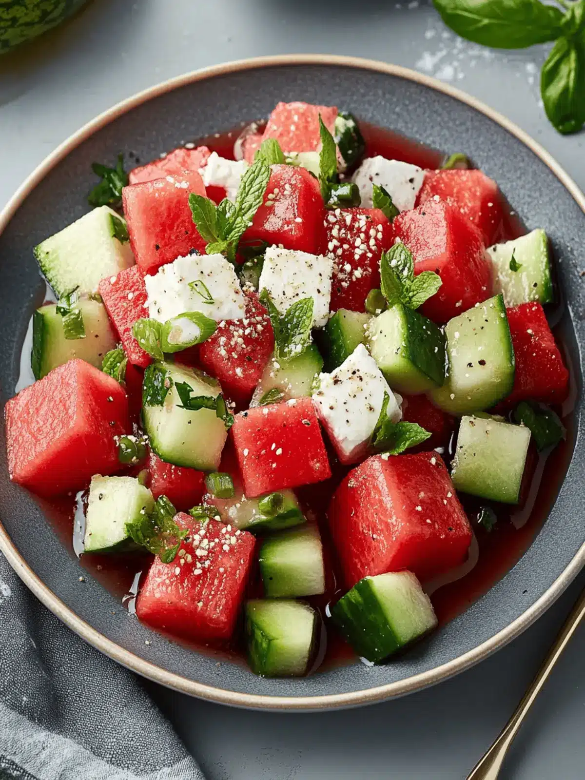 Easy Watermelon Salad