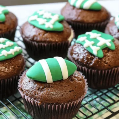 Football Cupcakes