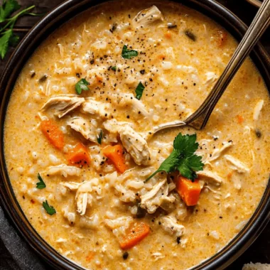 White Chicken Rice Soup