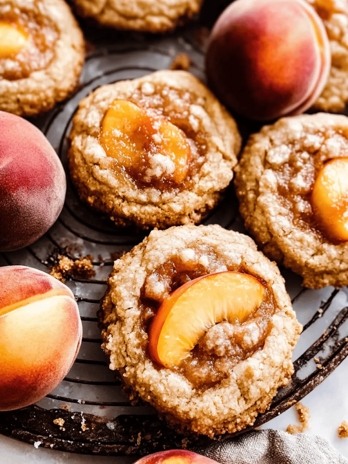 Peach Cobbler Cookies that Taste Like Summer in Every Bite