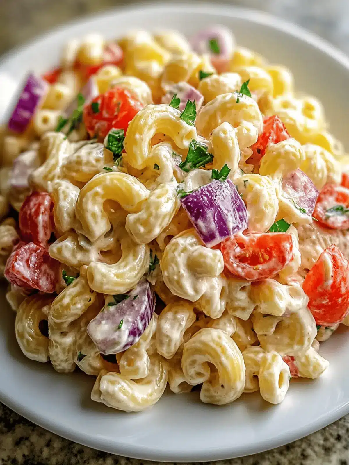Tangy Italian Macaroni Salad That Steals the Show Every Time 2 Tangy Italian Macaroni Salad