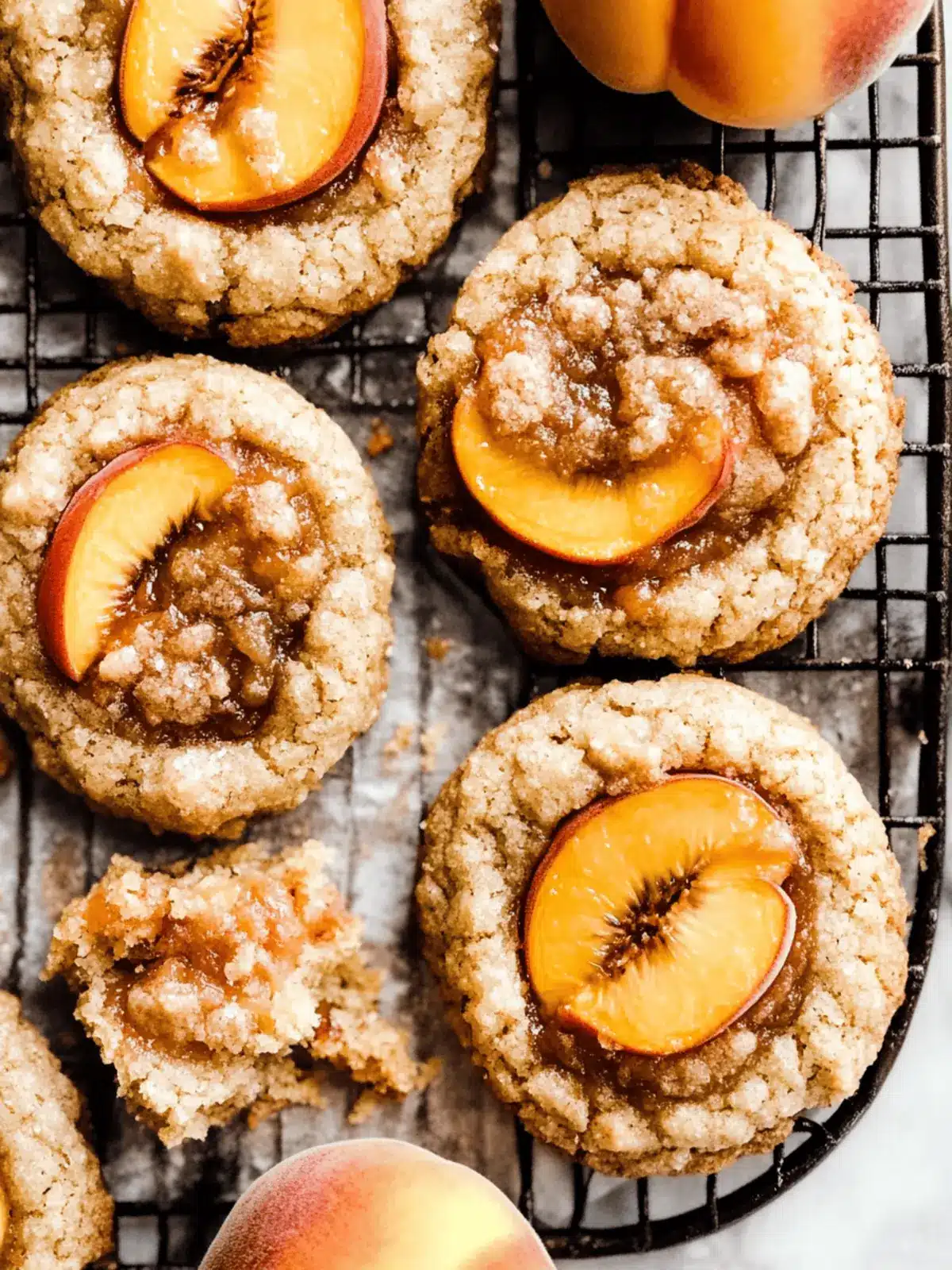 Peach Cobbler Cookies that Taste Like Summer in Every Bite